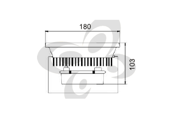 Desenho do produto Refletores Super LED 20W Desenho do produto Refletores Super LED 20W